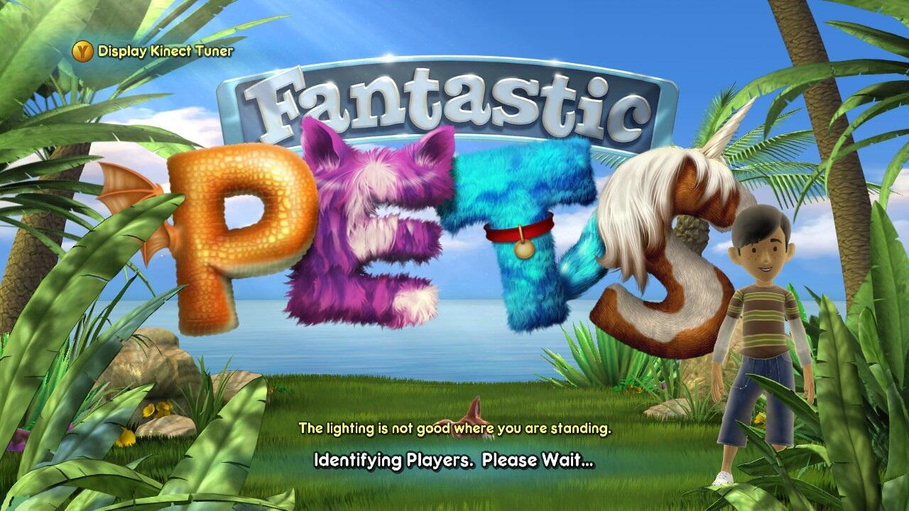 Fantastic Pets title screen for Xbox 360